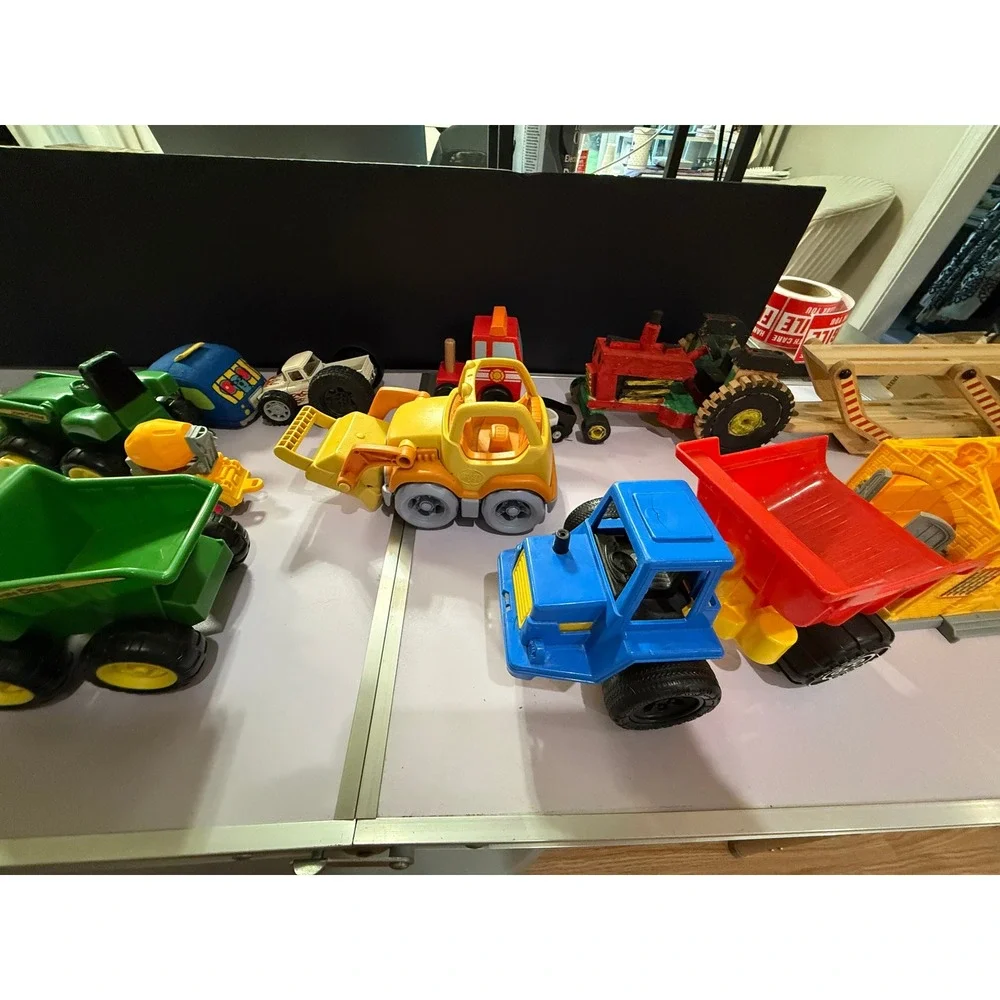 Mixed Toy‎ Vehicle Lot Trucks Tractors Cars John Deere NASCAR